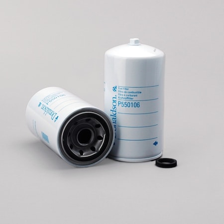 Donaldson Fuel Filter, Spin-On, Primary, Outer Dia 3.81 In. 97Mm 25 Micron P550106